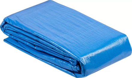 Тент-полотно ЗУБР &quot;МАСТЕР&quot; универсальный, из тканого полимера плотностью 75 г/м3, с люверсами, водонепроницаемый, 8мх12м 12550-08-12 купить в Нефтеюганске