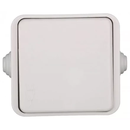 Розетка СВЕТОЗАР БАТТЕРФЛЯЙ с крышкой, с заземлением, цвет белый, 16А/~250В SV-54310-W купить в Нефтеюганске