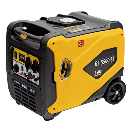 Генератор инверторный Denzel GS-5500iSE, 5,5 кВт, 230 В, закрытый корпус,электростартер купить в Нефтеюганске