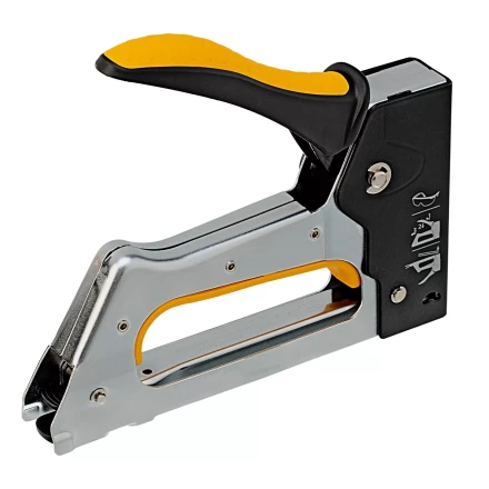 Степлер металлический, скобы в комплекте, 2К рукоятка, тип 53, 6-10 мм Denzel 40222 купить в Нефтеюганске