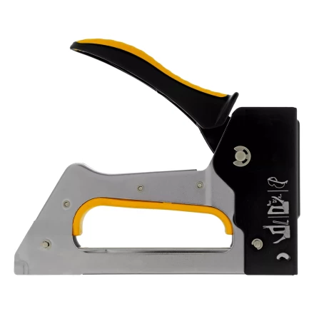 Степлер металлический, скобы в комплекте, 2К рукоятка, тип 53, 6-10 мм Denzel 40222 купить в Нефтеюганске