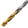 Сверло спиральное по металлу 4 х 119 мм, Р6М5, Golden Tip, удлиненное Denzel 718250 купить в Нефтеюганске
