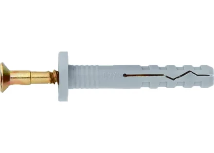 Дюбель-гвоздь полипропиленовый с цилиндрическим бортиком 6х40 мм 200 шт СИБРТЕХ 42142 купить в Нефтеюганске