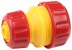 Муфта GRINDA переходная из ударопрочной пластмассы, шланг-шланг, 1/2&quot;-3/4&quot; 8-426345_z01 купить в Нефтеюганске
