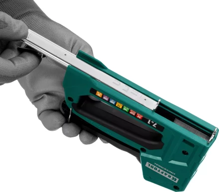 Степлер для скоб &quot;Universal&quot; 7-в-1: 53(6-14 мм)/53F(10-14 мм)/140 (10-14 мм)/13 (6-14 мм)/36 (10-14 мм)/300(16 мм)/500(16 мм), суперлегкий, KRAFTOOL 31524 купить в Нефтеюганске