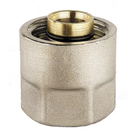 Соединитель GENERAL FITTINGS для металлопластиковых труб, евроконус, никелированная латунь, 1/2&quot; / 16 мм x 2,0 мм 51047-1/2-16 купить в Нефтеюганске