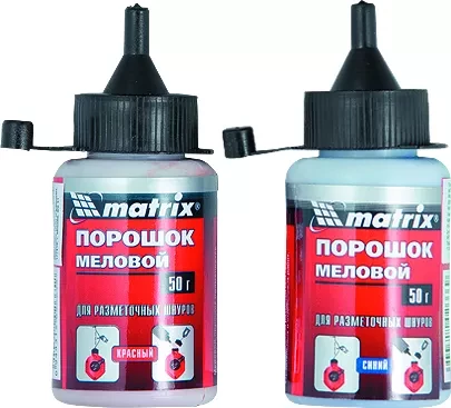 Порошок меловой синий 50 г для разметочных шнуров  MATRIX 84861 купить в Нефтеюганске