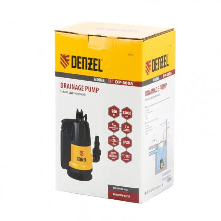 Дренажный насос Denzel DP800A 97219 купить в Нефтеюганске