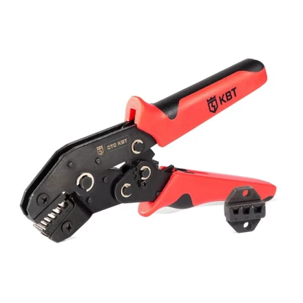 Пресс-клещи КВТ СТС-В с матрицами 0.25–6, 6–16 для опрессовки втулочных наконечников (набор) (85272) купить в Нефтеюганске