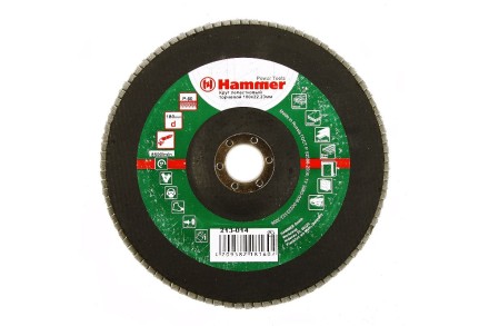 Круг Лепестковый Торцевой (КЛТ) HAMMER КЛТ 1 Ф180х22 Р60 213-014 купить в Нефтеюганске