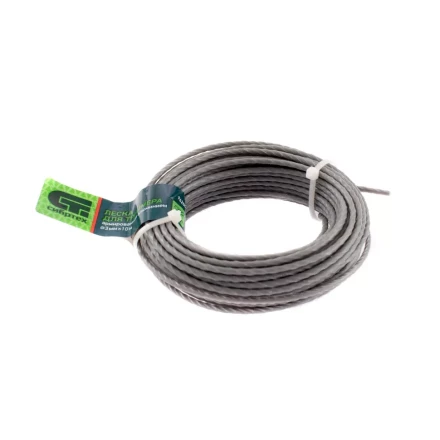 Леска для триммера квадратная витая, армированная алюминием, 3.0 мм х 10 м, Россия Сибртех 962005 купить в Нефтеюганске