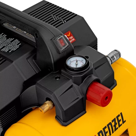 Компрессор Denzel DLS750/6 58019 безмасляный малошумный 750 Вт, 140 л/мин,ресивер 6 л купить в Нефтеюганске