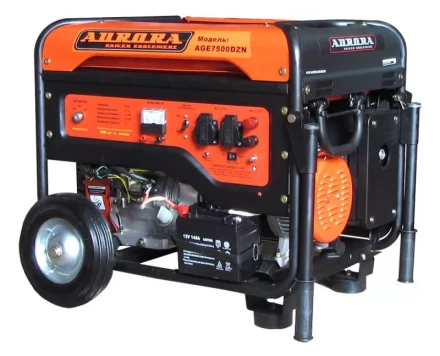 Бензогенератор Aurora AGE 7500 DZN с блоком автоматики купить в Нефтеюганске