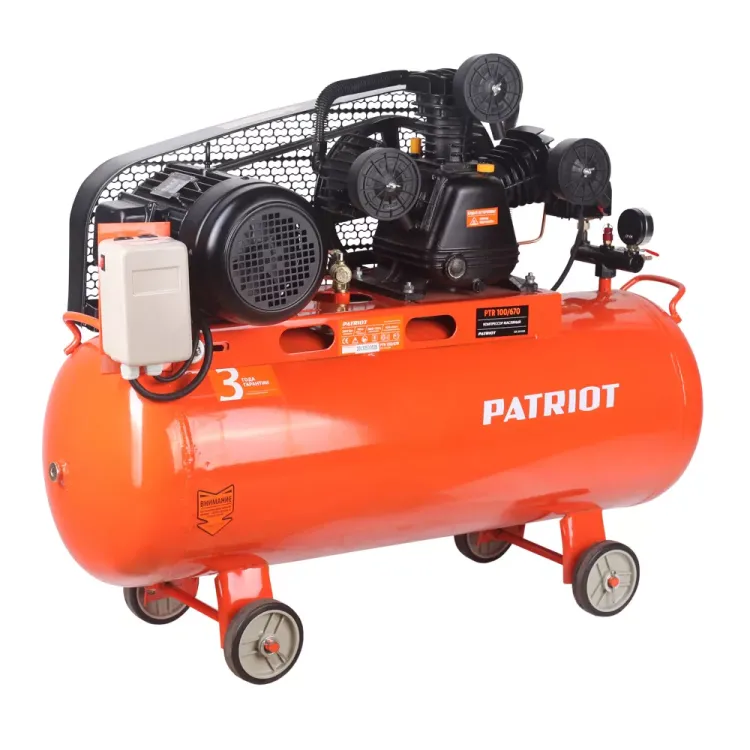 Компрессор масляный поршневой ременной PATRIOT PTR100/670 купить в Нефтеюганске