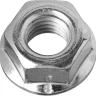 Гайка DIN 6923 с фланцем, M10, 4 шт, кл. пр. 8, оцинкованная, ЗУБР 303636-10 купить в Нефтеюганске