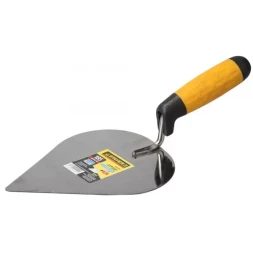 Кельма STAYER "PROFI", сердце, нержавеющее полотно, 2-х компонентная рукоятка, 185х150мм 8293