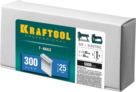 Гвозди тип 18GA (47 / 300 / F) 5000 шт 31785-25 купить в Нефтеюганске