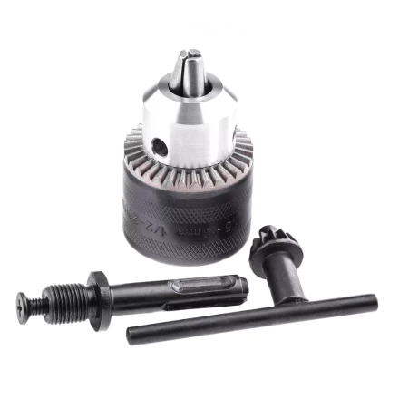 Патрон для дрели ключевой 1,5-13 мм 1/2 адаптер SDS Plus Сибртех 168177 купить в Нефтеюганске