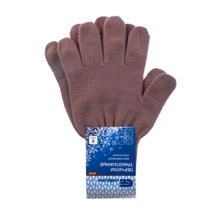 Перчатки трикотажные акрил коралл оверлок Россия Сибртех 68658 купить в Нефтеюганске