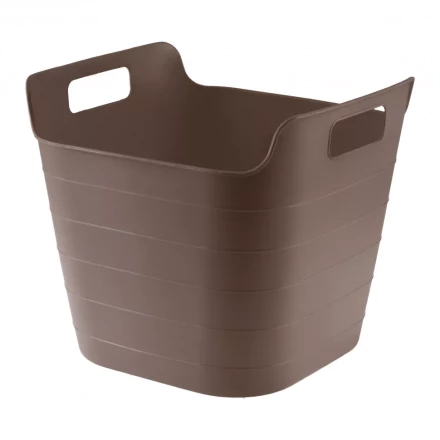 Ведро гибкое сверхпрочное 26 л коричневое Сибртех 67509 купить в Нефтеюганске