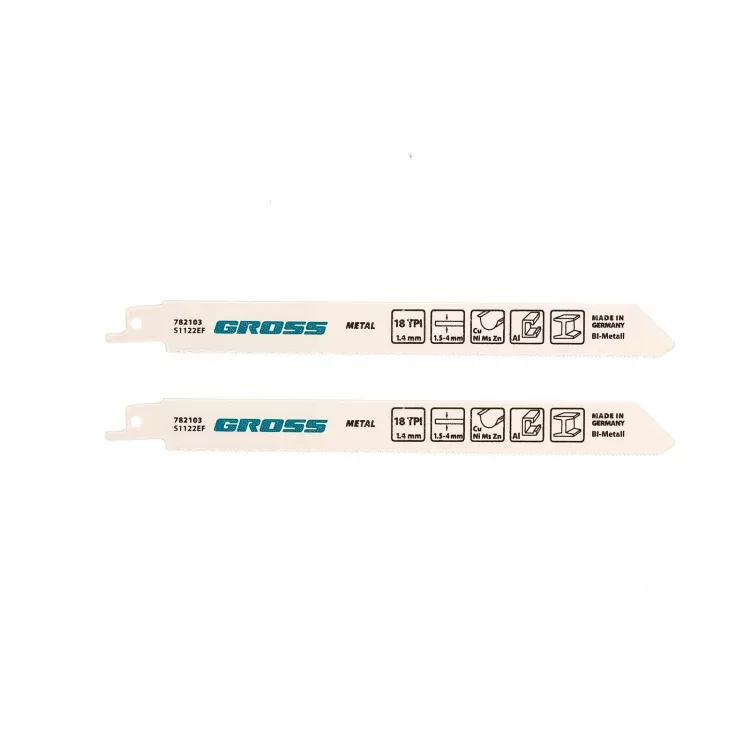 Полотна по металлу для сабельной пилы 4402 - S1122EF 180 x 14 мм 2 шт Gross 782103 купить в Нефтеюганске