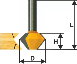 Фреза кром конусная ф381х222мм 45° хв 12мм 10641 купить в Нефтеюганске