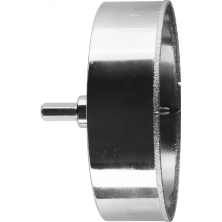 Коронка ЗУБР алмазная в сборе по кафелю, керамике с центрирующим сверлом и имбусовым ключом, зерно 60, 120мм 29850-120 купить в Нефтеюганске