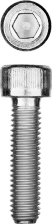 ЗУБР DIN 912, кл. пр. 8.8, М10 х 30 мм, цинк, 5 кг, винт с внутренним шестигранником, Профессионал (30318-10-030) купить в Нефтеюганске