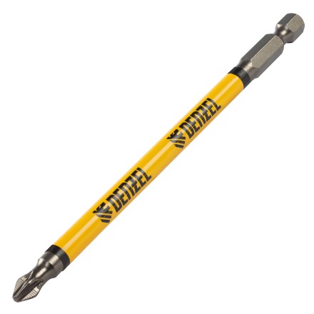 Бита PH2х127, сталь S2, цилиндр., 5шт. Е 6,3 Denzel 11646 купить в Нефтеюганске