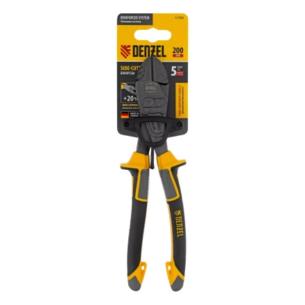 Бокорезы 200 мм Denzel 17784, усиленные, трехкомпонентные рукоятки купить в Нефтеюганске