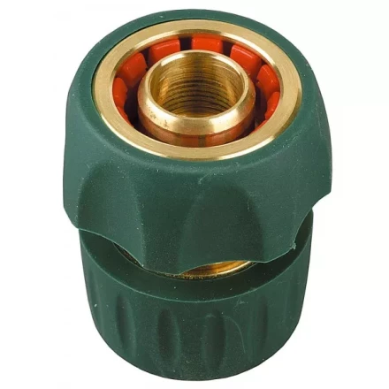 Соединитель RACO &quot;Profi-Plus&quot; (шланг-насадка), латунный с покрытием TPR, с автостопом, 3/4&quot; 4244-55106B купить в Нефтеюганске