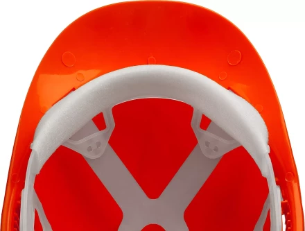 Каска защитная ЗУБР &quot;МАСТЕР&quot;, оранжевая 11090_z01 купить в Нефтеюганске