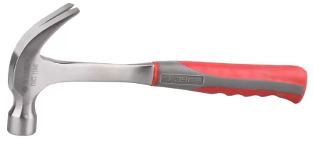 Молоток-гвоздодер ЗУБР цельнокованый, с двухкомпонентной рукояткой, 560г 20253-560 купить в Нефтеюганске