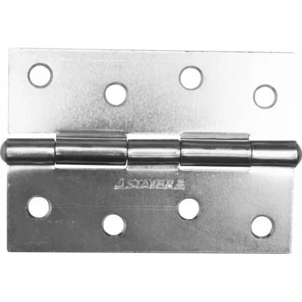 Петля дверная STAYER &quot;MASTER&quot; универсальная, цвет белый цинк, 100мм 37611-100-1 купить в Нефтеюганске