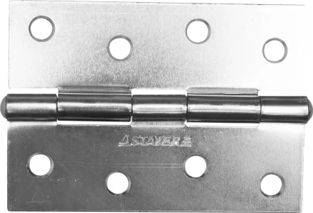 Петля дверная STAYER &quot;MASTER&quot; универсальная, цвет белый цинк, 100мм 37611-100-1 купить в Нефтеюганске