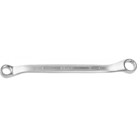 Ключ ЗУБР &quot;ПРОФИ&quot; гаечный накидной изогнутый, Cr-V сталь, хромированный, 9х11мм 27132-09-11 купить в Нефтеюганске