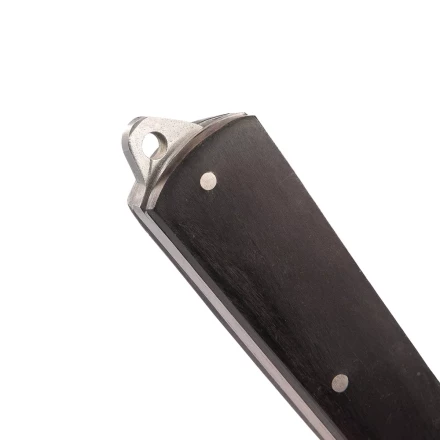 Нож электрика монтерский складной КВТ НМ-11 с изогнутым лезвием и дополнительной зоной для зачистки кабеля (102357) купить в Нефтеюганске