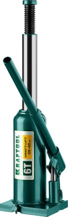 Домкрат гидравлический бутылочный &quot;Kraft-Lift&quot;, сварной, 6т, 220-435мм, KRAFTOOL 43462-6 43462-6_z01 купить в Нефтеюганске