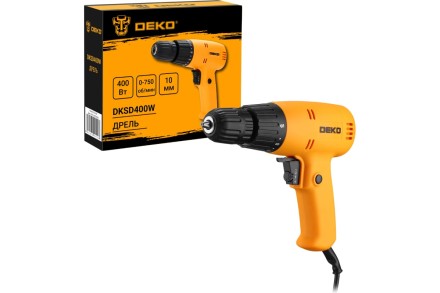 Дрель-шуруповерт сетевой DEKO DKSD400W, 063-4086 купить в Нефтеюганске