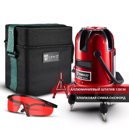 Уровень лазерный со штативом DEKO LL57 SET2, 065-0280 купить в Нефтеюганске