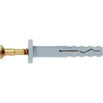 Дюбель-гвоздь СИБРТЕХ полипропиленовый с цилиндрическим бортиком 6х80 мм 100 шт 42146 купить в Нефтеюганске