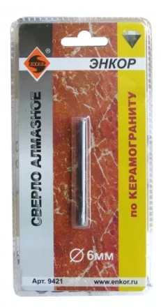 Сверло алмазное по керамограниту ф 6 мм 9421 купить в Нефтеюганске