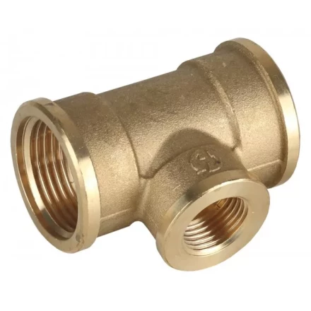 Тройник GENERAL FITTINGS переходной, латунь, г/г/г, 3/4"-1/2"-3/4" 51061-3/4-1/2-3/4 купить в Нефтеюганске
