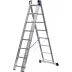 Лестница СИБИН универсальная, трехсекционная со стабилизатором, 8 ступеней 38833-08 купить в Нефтеюганске