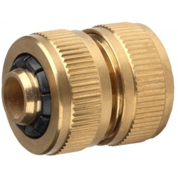 Муфта GRINDA латунная, (шланг-шланг), 1/2&quot; 8-426142