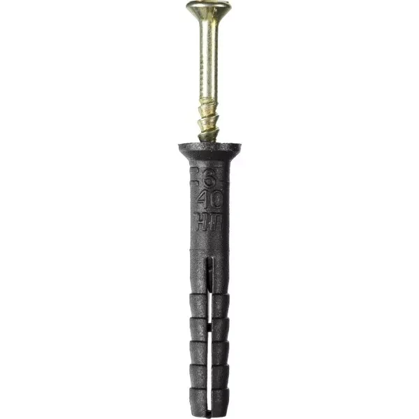 Дюбель-гвоздь полипропиленовый, потайный бортик, 6 x 40 мм, 125 шт, STAYER Master 30645-06-040 30645-06-040 купить в Нефтеюганске