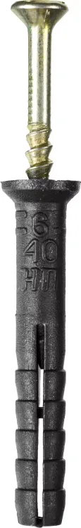 Дюбель-гвоздь полипропиленовый, потайный бортик, 6 x 40 мм, 125 шт, STAYER Master 30645-06-040 30645-06-040 купить в Нефтеюганске