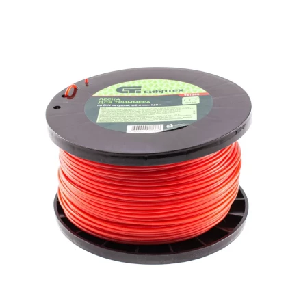 Леска для триммера круглая, на DIN катушке, 2.4 мм х 160 м, Россия Сибртех 961345 купить в Нефтеюганске