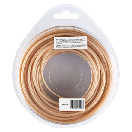 Леска для триммера армированная алюминием круглая, 3,0мм х 15м, блистер ALUFLEX Denzel 96832 купить в Нефтеюганске