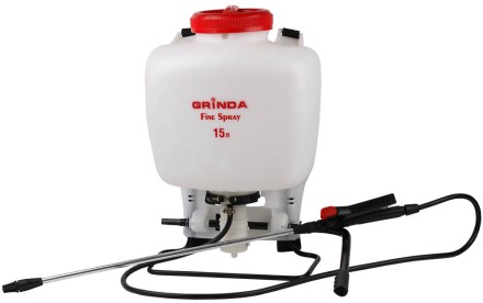Опрыскиватель садовый GRINDA &quot;Fine Spray&quot; ранцевый, телескопический фибергласовый удлинитель, 15л 8-425215_z01 купить в Нефтеюганске
